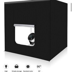 Travor LED light box photo studio never used 16”x16”